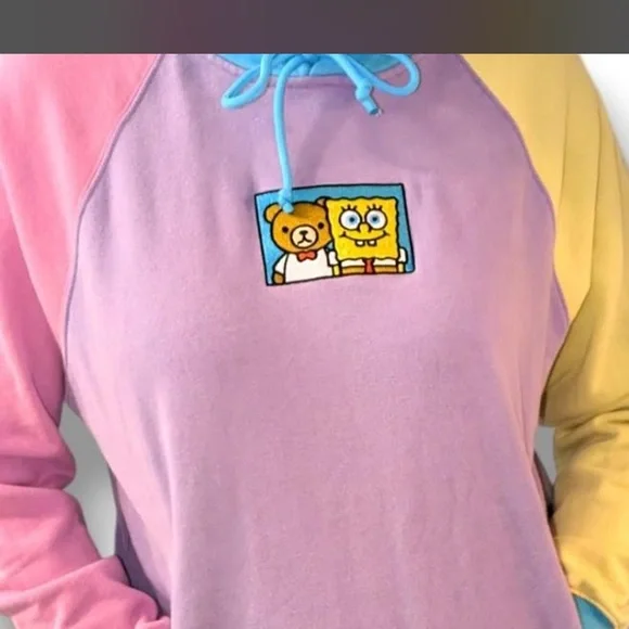 Teddy Fresh x SpongeBob Limted Edition Hoodie Y2K - Picture 4 of 6